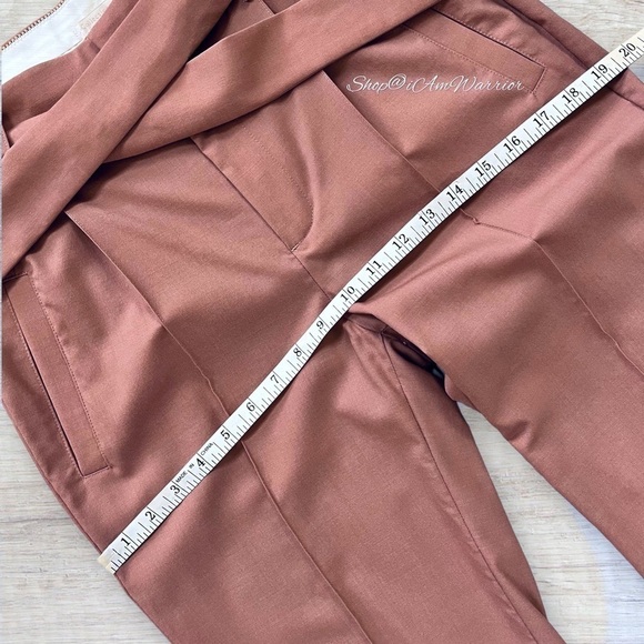 J.Crew Collection pink rose tie-waist high waisted pants *shop@iamwarrior - Picture 6 of 10